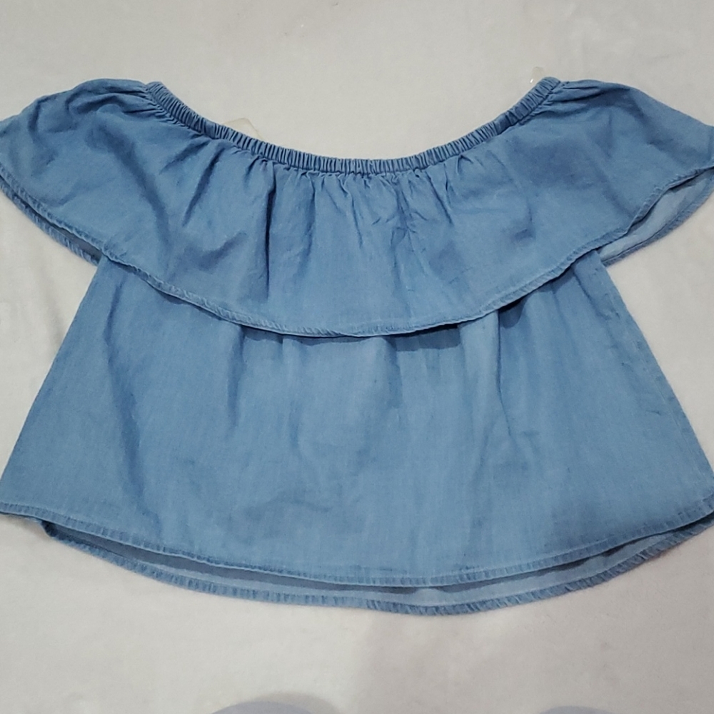 Denim Off the Shoulder